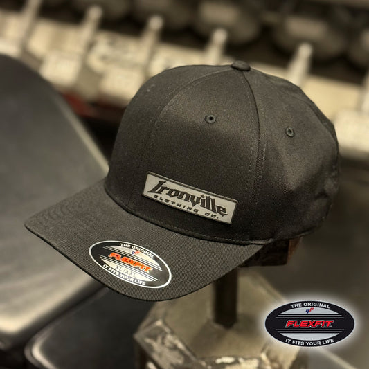 Ironville BRANDED FLEXFIT Curved Bill Fitted Cap