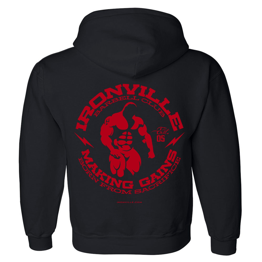 Ironville GHOST GAINS Pullover Hoodie Sweatshirt