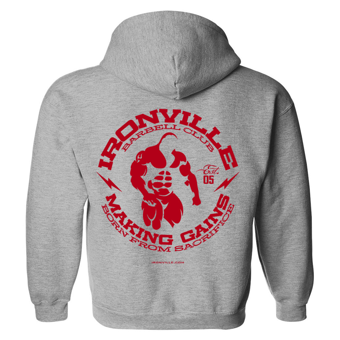 Ironville GHOST GAINS Pullover Hoodie Sweatshirt