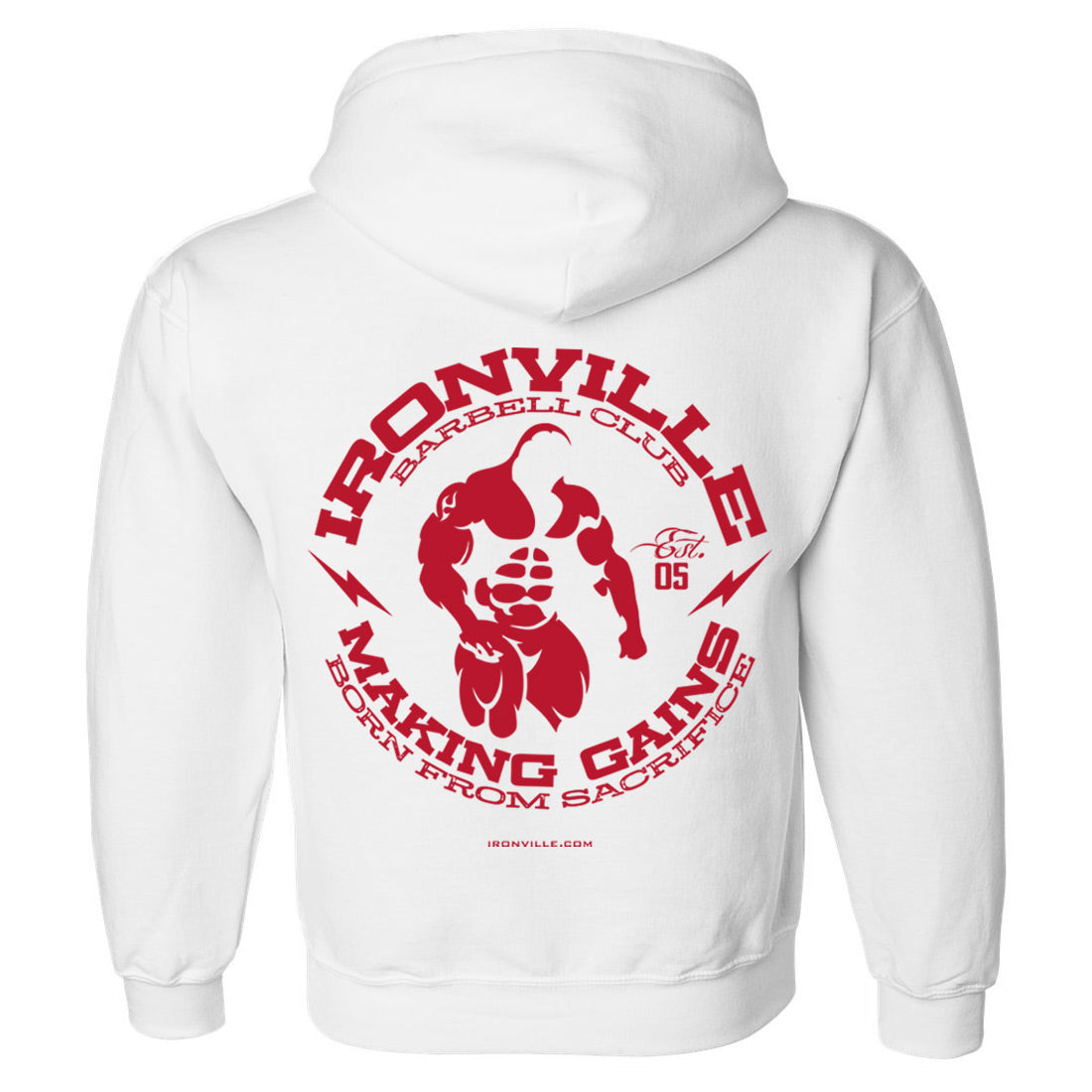 Ironville GHOST GAINS Pullover Hoodie Sweatshirt