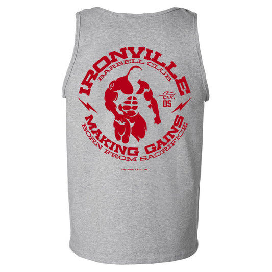Ironville GHOST GAINS Standard Cut Gym Tank Top