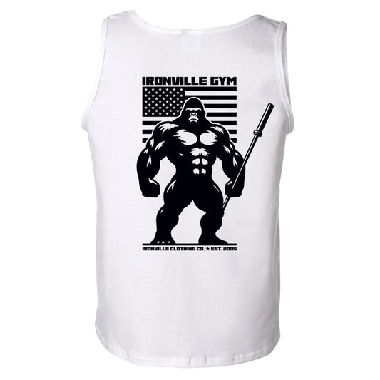 Ironville BARBELL GORILLA Standard Cut Tank Top