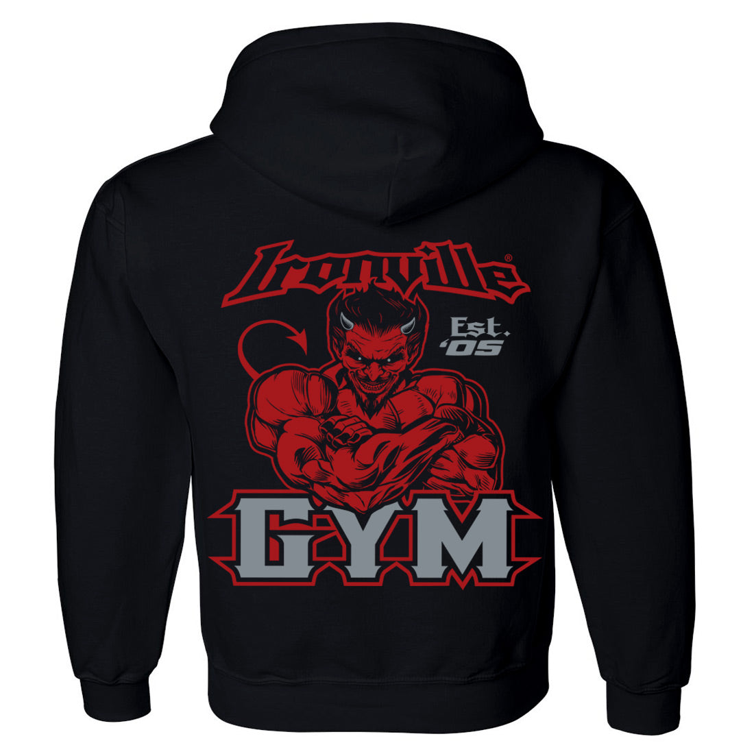 Ironville GYM DEVIL Pullover Hoodie Sweatshirt