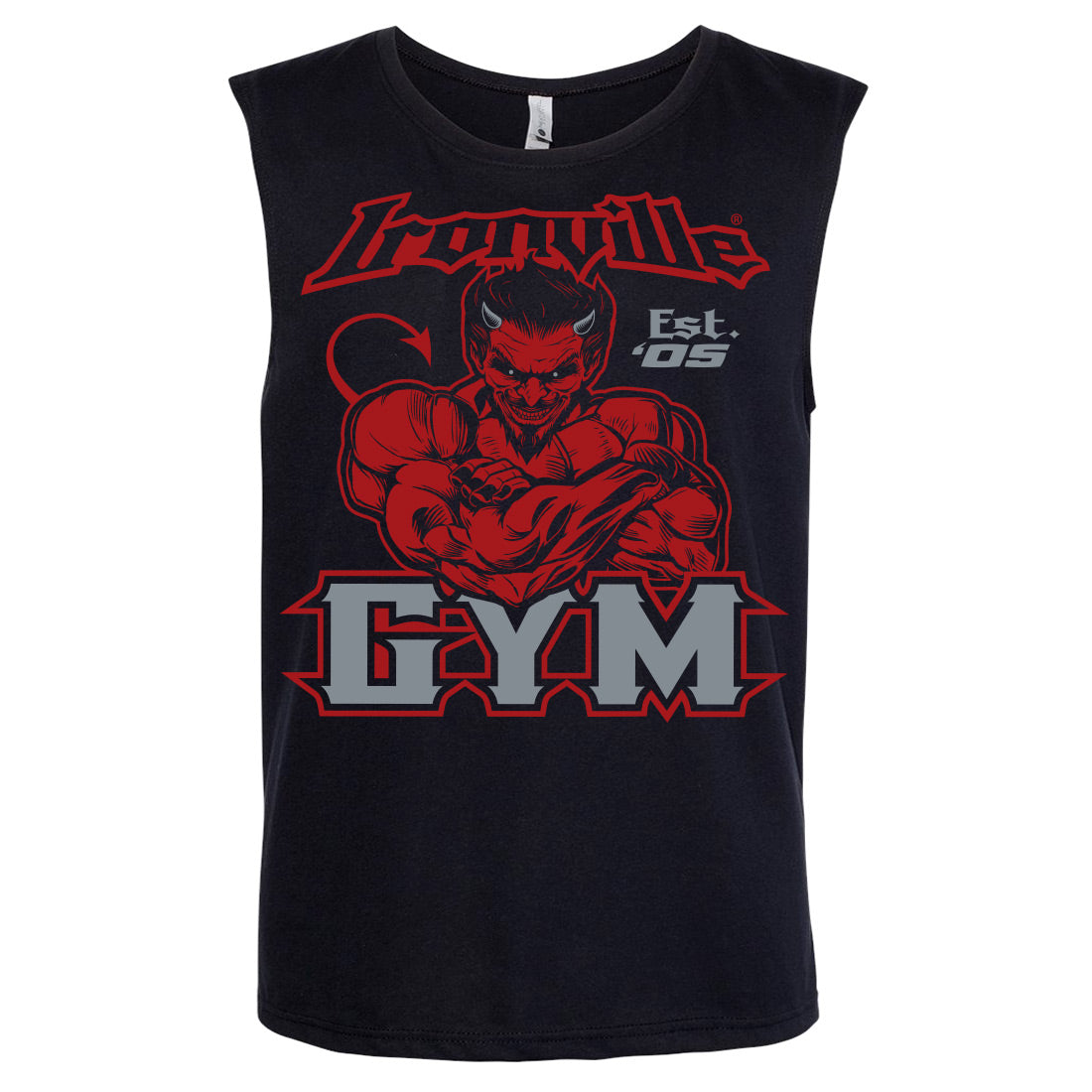 Ironville GYM DEVIL Sleeveless Muscle T-shirt