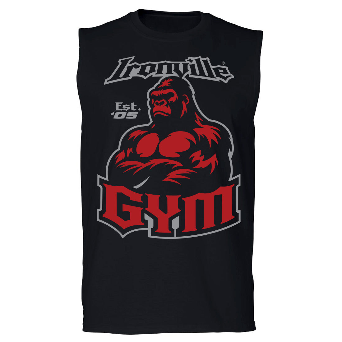 Ironville GYM GORILLA Sleeveless Muscle T-shirt