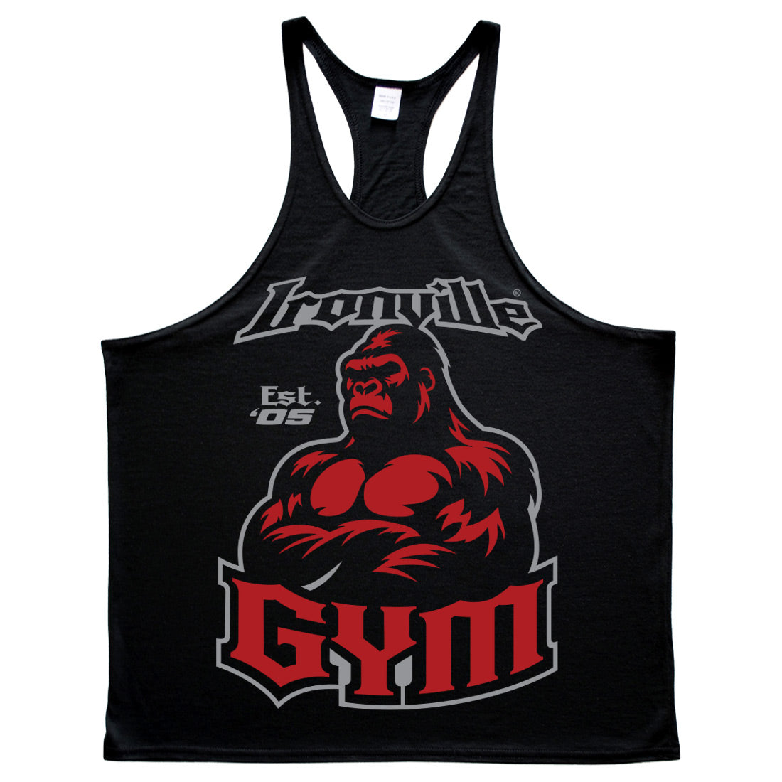 Ironville GYM GORILLA Stringer Tank Top