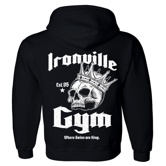 Ironville GYM KING Pullover Hoodie Sweatshirt