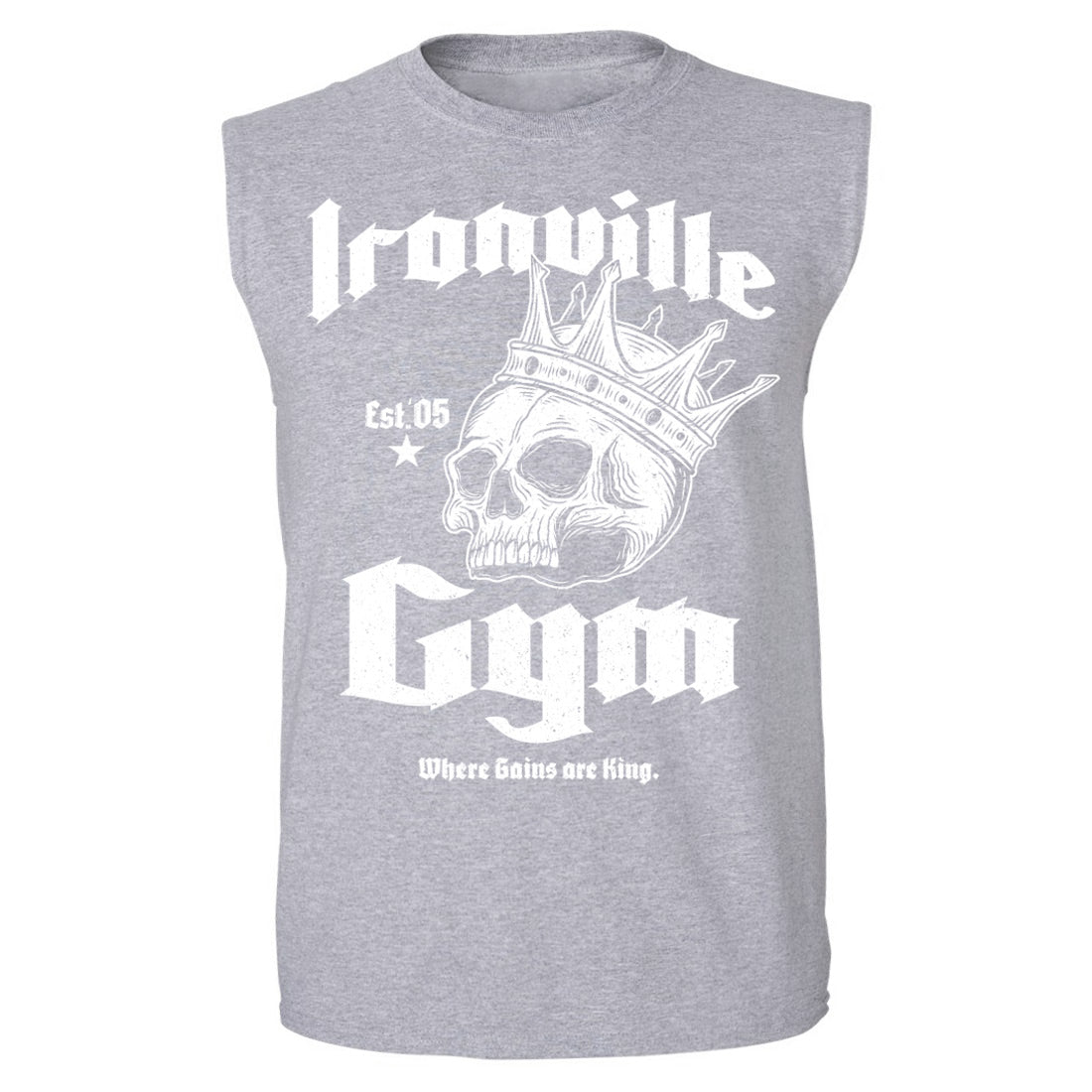 Ironville GYM KING Sleeveless Muscle T-shirt