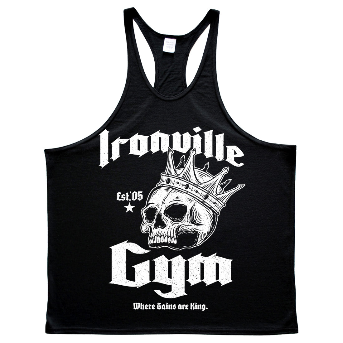 Ironville GYM KING Stringer Tank Top