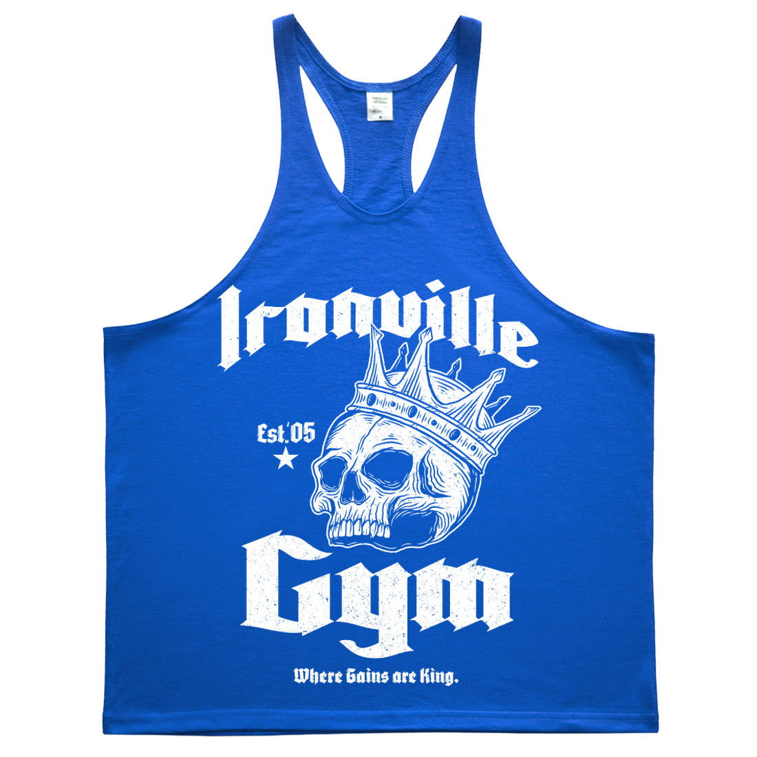 Ironville GYM KING Stringer Tank Top