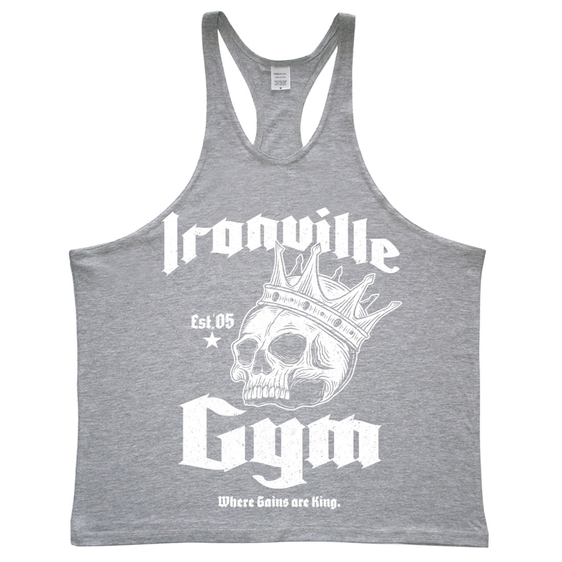 Ironville GYM KING Stringer Tank Top