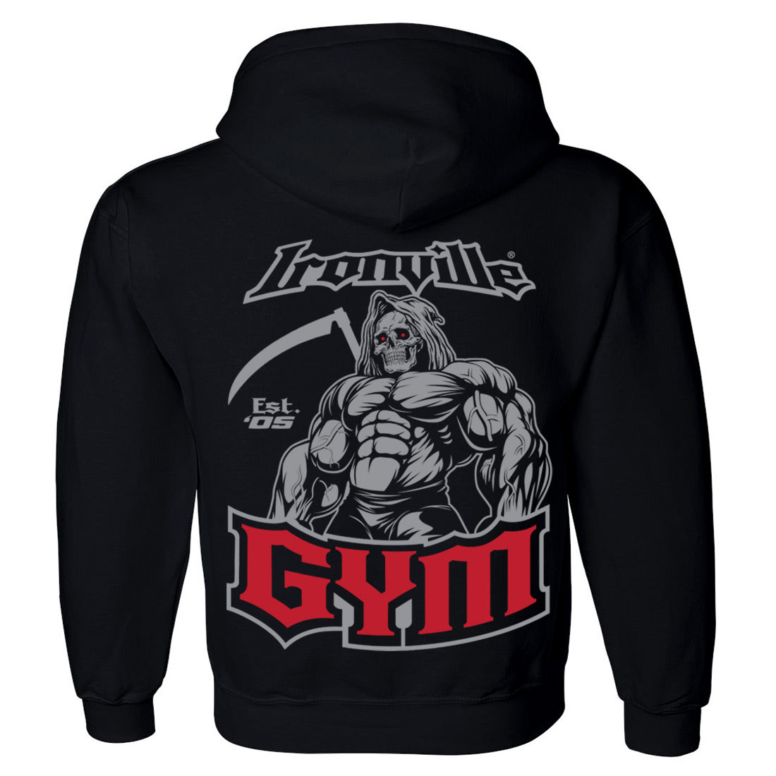 Ironville GYM REAPER Pullover Hoodie Sweatshirt