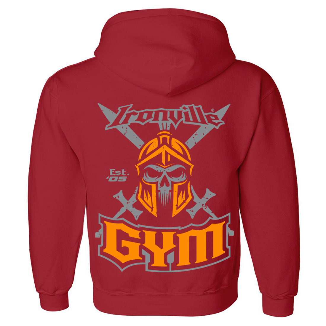 Ironville GYM SPARTAN Pullover Hoodie Sweatshirt