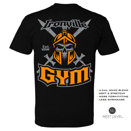 Ironville GYM SPARTAN Soft-Blend Fitted Gym T-shirt