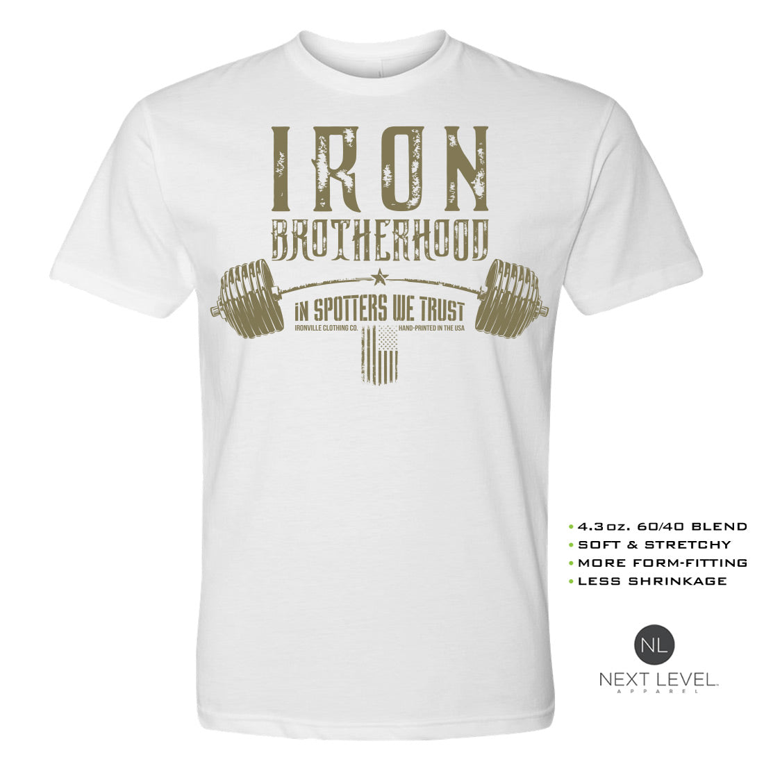 Ironville Clothing 'BROTHERHOOD' Soft-Blend Gym Tee