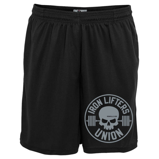 Ironville IRON LIFTERS UNION Pocket Gym Shorts