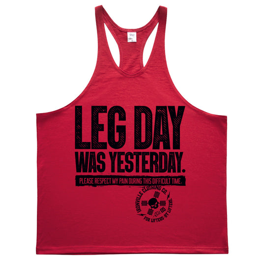 Ironville LEG DAY Stringer Tank Top