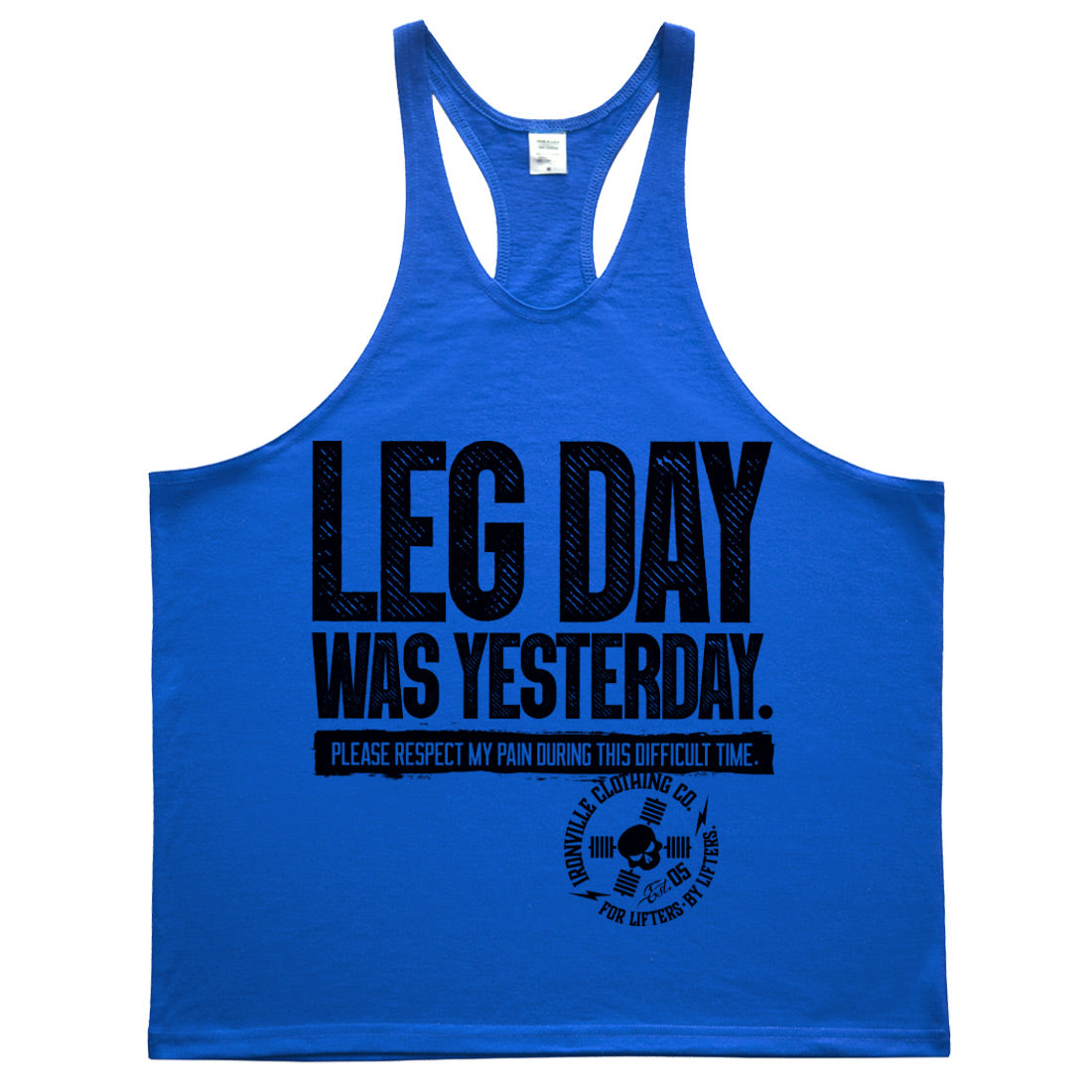 Ironville LEG DAY Stringer Tank Top