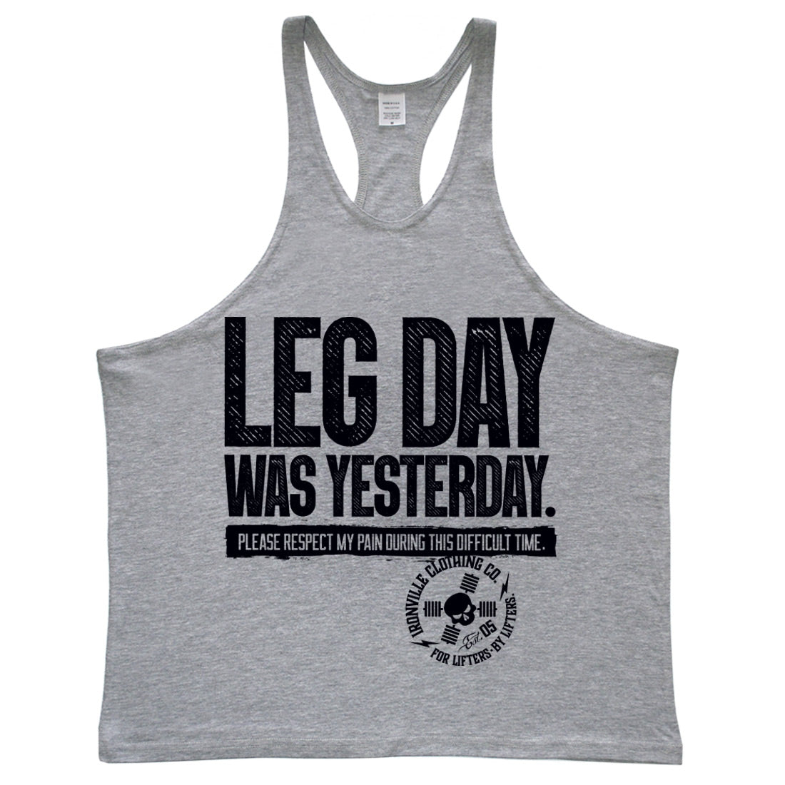 Ironville LEG DAY Stringer Tank Top