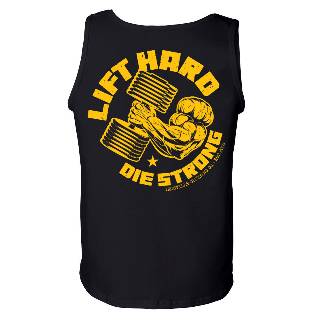 Ironville LIFT HARD Standard Cut Gym Tank Top