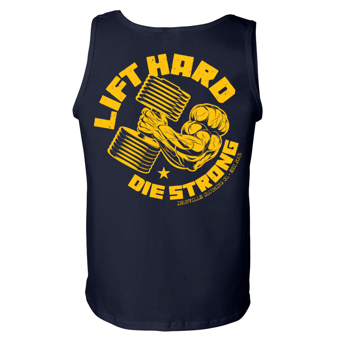 Ironville LIFT HARD Standard Cut Gym Tank Top