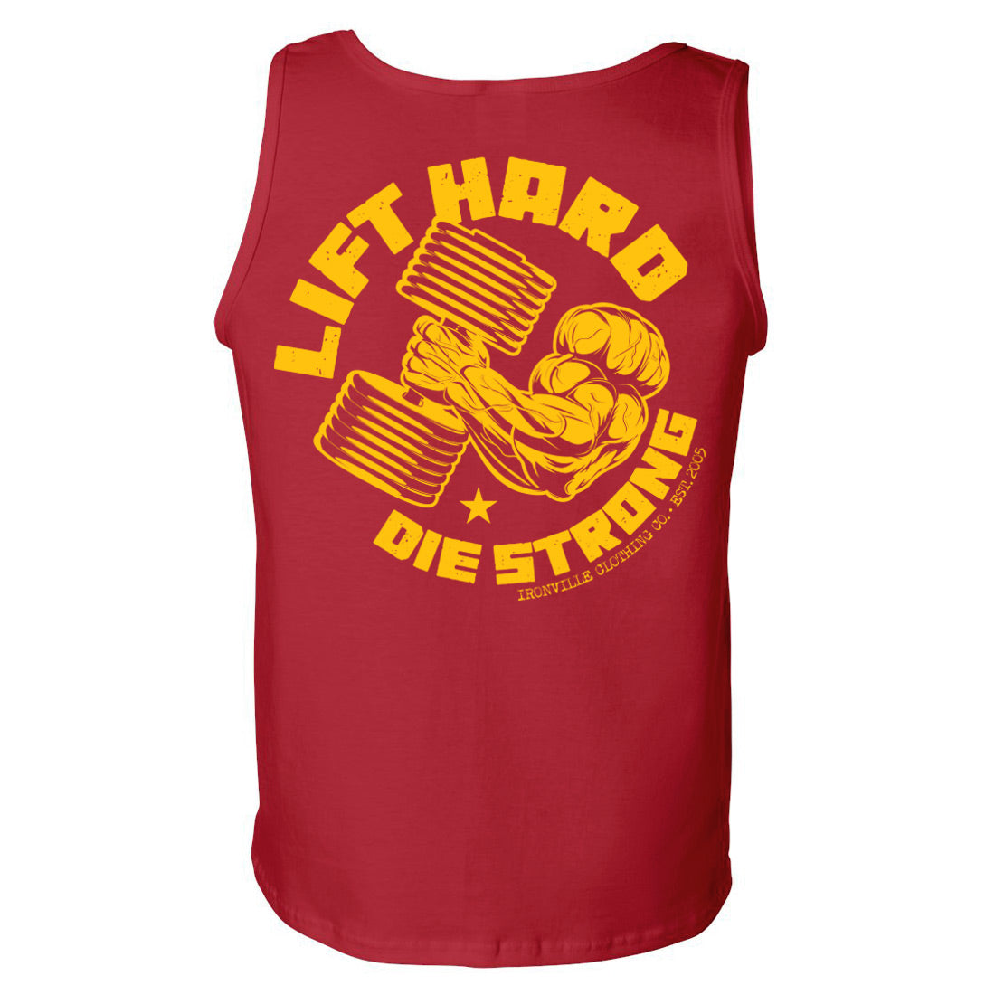 Ironville LIFT HARD Standard Cut Gym Tank Top