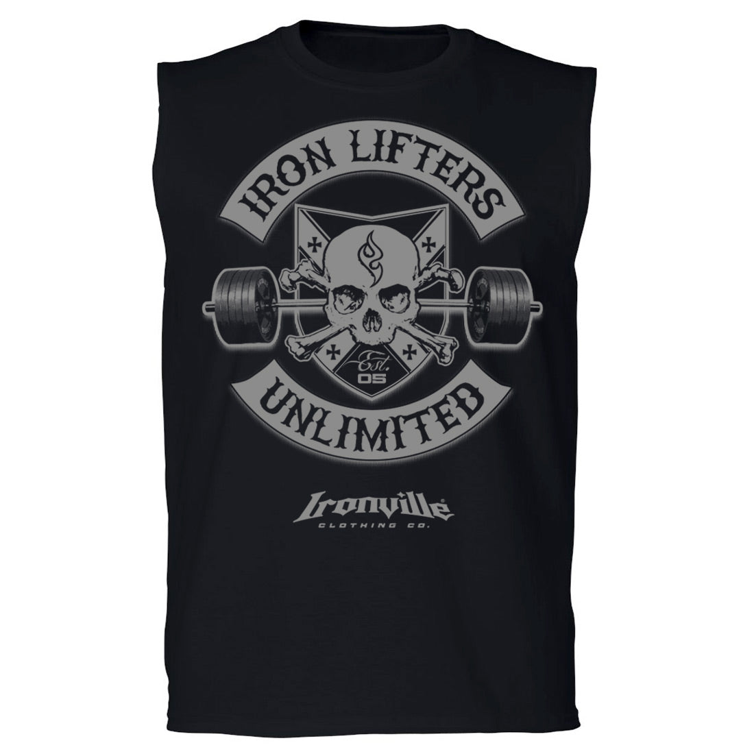 Ironville IRON LIFTERS UNLIMITED Sleeveless Muscle T-shirt