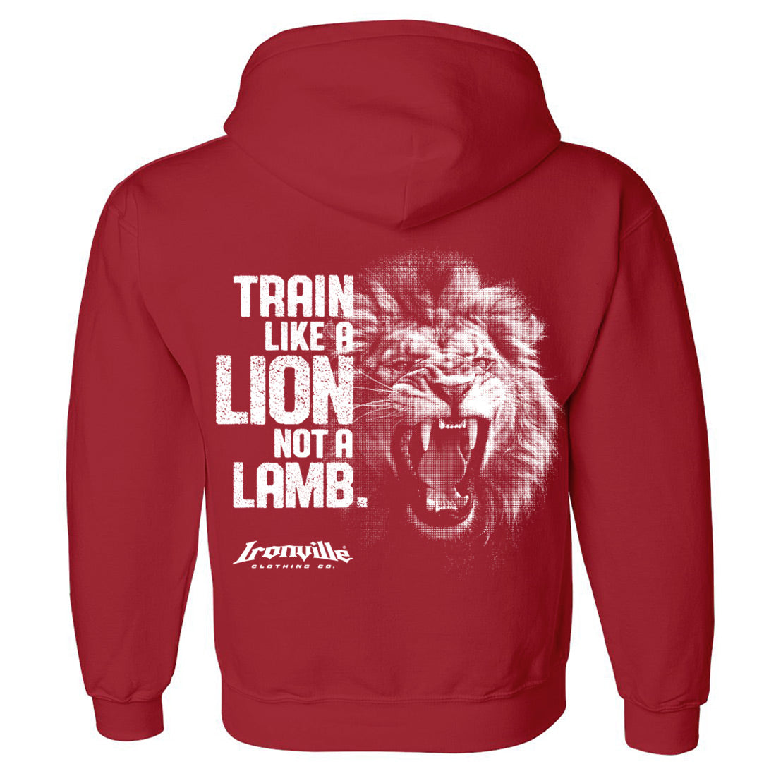 Ironville LION LAMB Pullover Hoodie Sweatshirt