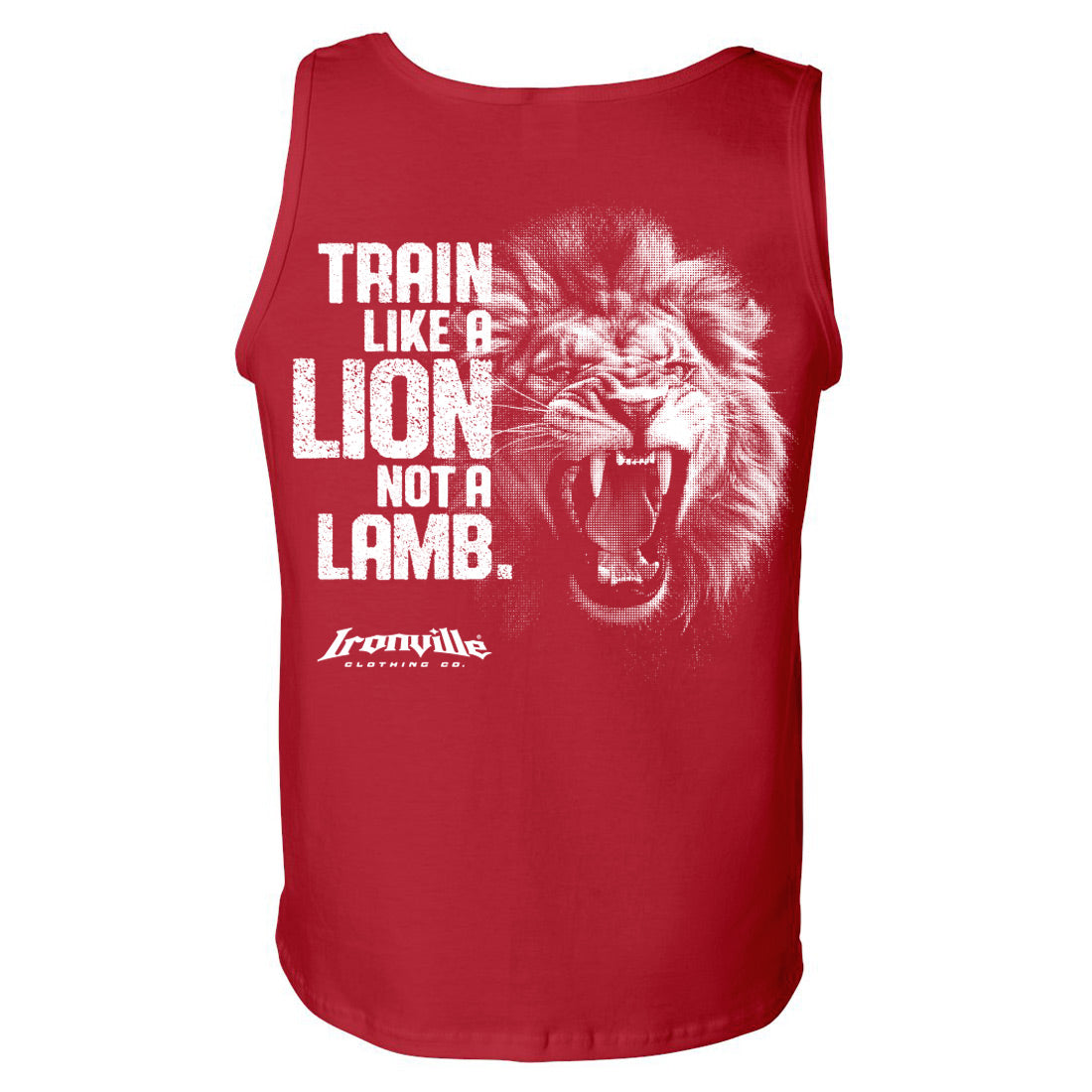 Ironville LION LAMB Standard Cut Gym Tank Top