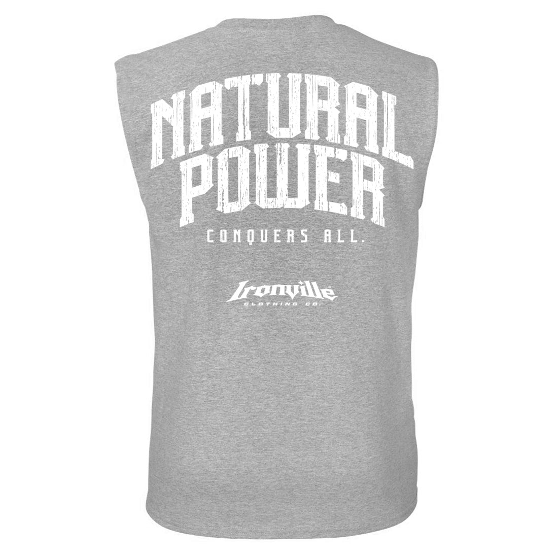 Ironville NATURAL POWER Sleeveless Muscle T-shirt