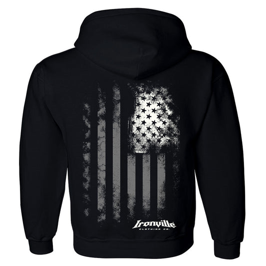 Ironville OLD GLORY Pullover Hoodie Sweatshirt