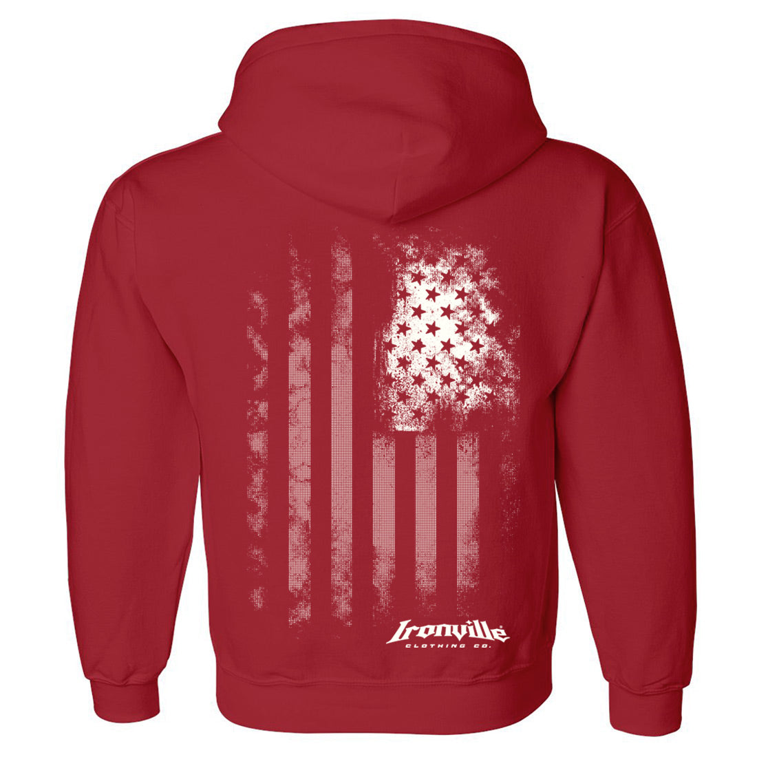 Ironville OLD GLORY Pullover Hoodie Sweatshirt