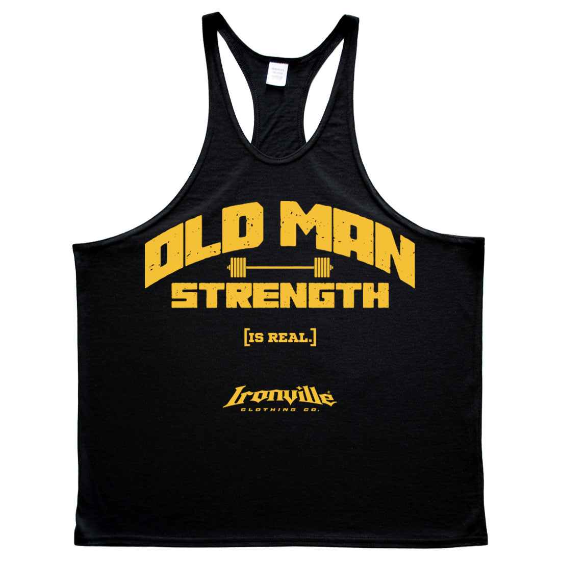 Ironville OLD MAN STRENGTH Stringer Tank Top