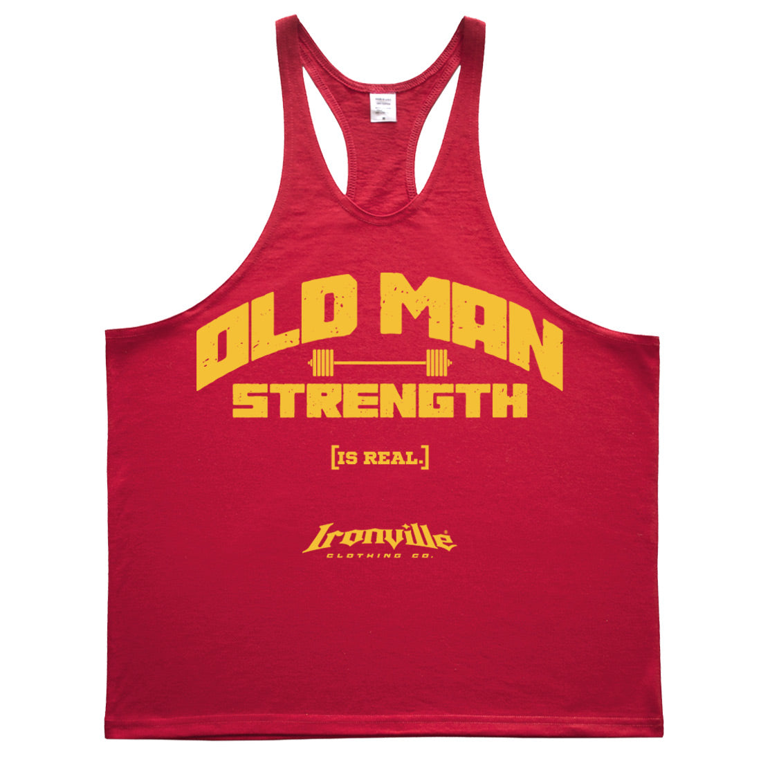 Ironville OLD MAN STRENGTH Stringer Tank Top