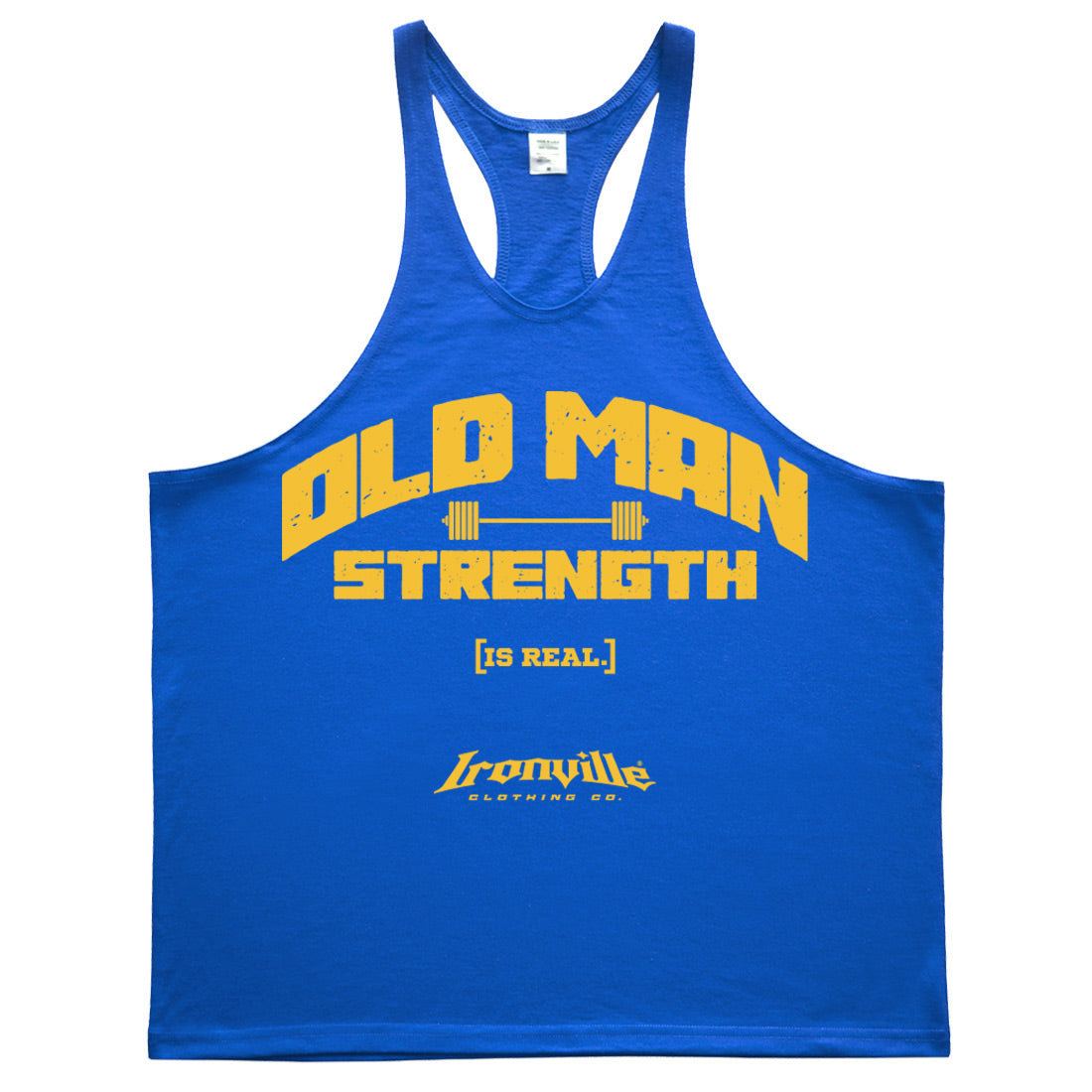 Ironville OLD MAN STRENGTH Stringer Tank Top