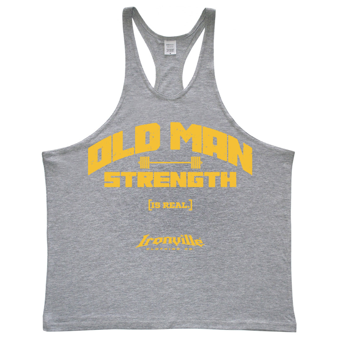 Ironville OLD MAN STRENGTH Stringer Tank Top