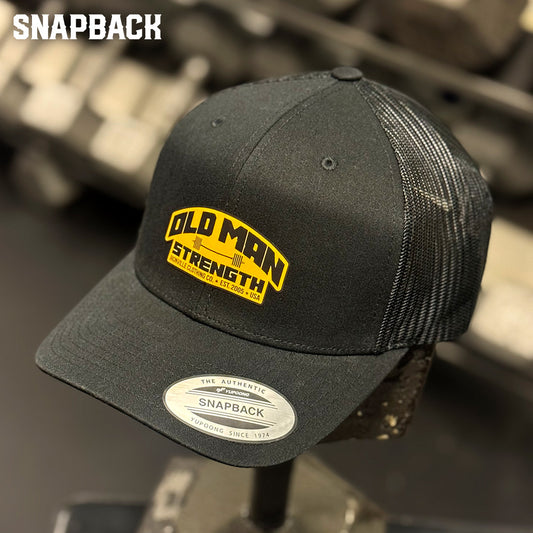Ironville OLD MAN STRENGTH Snapback Trucker Cap