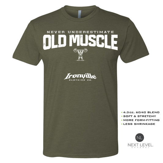 Ironville OLD MUSCLE Soft-Blend Gym Tshirt