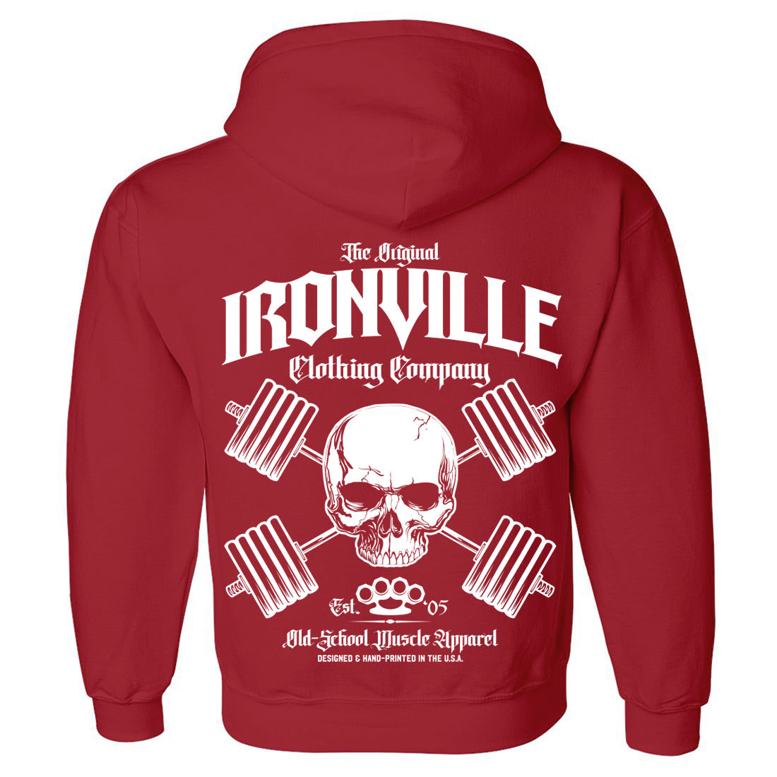 Ironville GYM OUTLAW Pullover Hoodie Sweatshirt