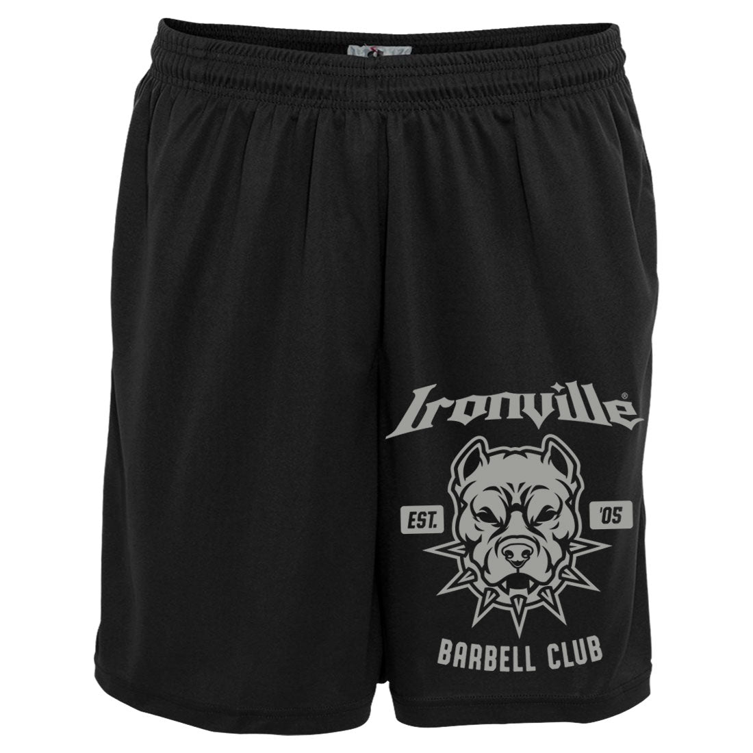 Ironville BARBELL PITBULL Pocket Gym Shorts