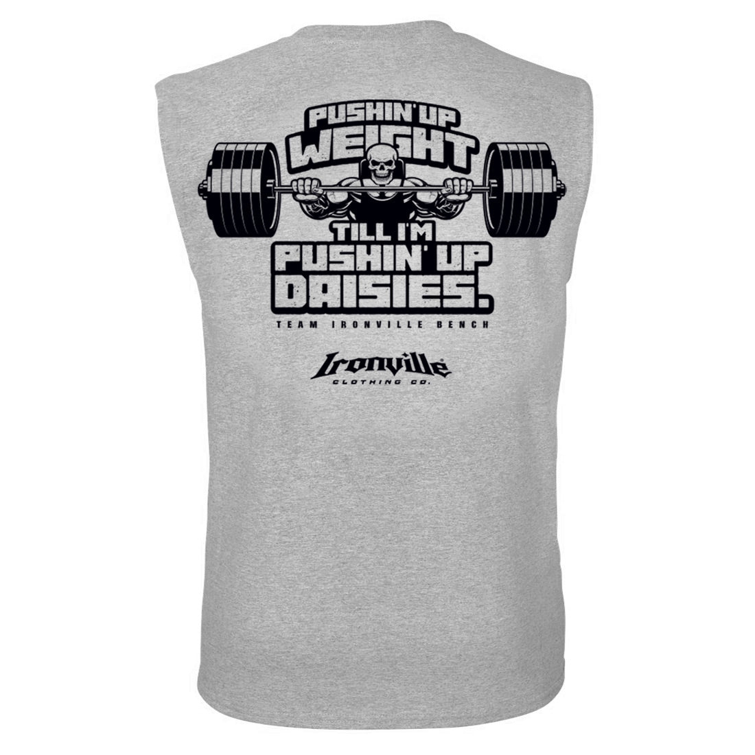 Ironville PUSHIN UP WEIGHT Sleeveless Muscle Tee