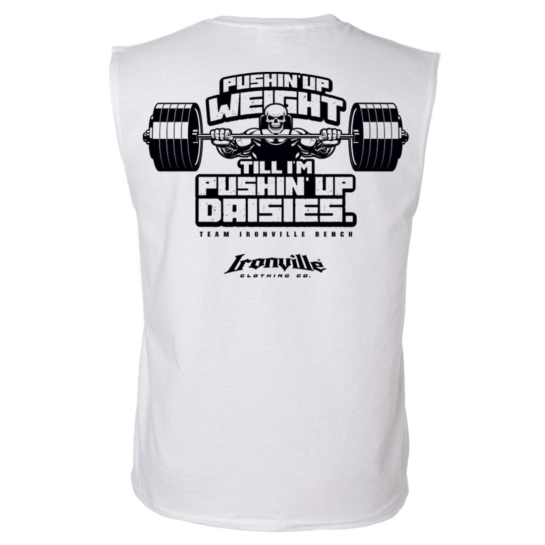 Ironville PUSHIN UP WEIGHT Sleeveless Muscle Tee