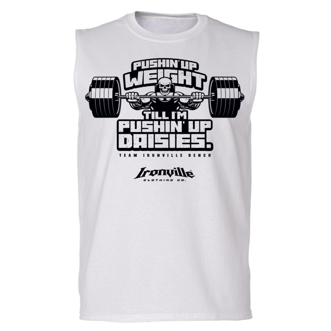 Ironville PUSHIN UP WEIGHT Sleeveless Muscle Tee