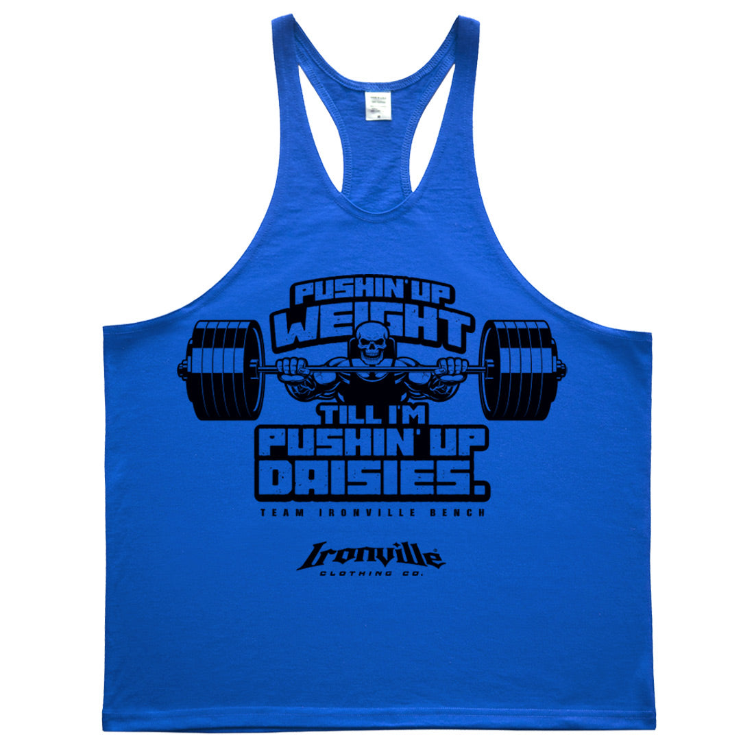 Ironville PUSHIN UP WEIGHT Stringer Tank Top