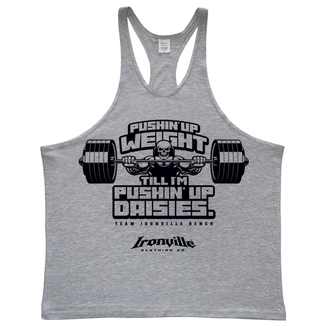 Ironville PUSHIN UP WEIGHT Stringer Tank Top
