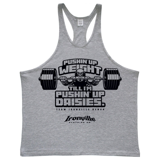 Ironville PUSHIN UP WEIGHT Stringer Tank Top