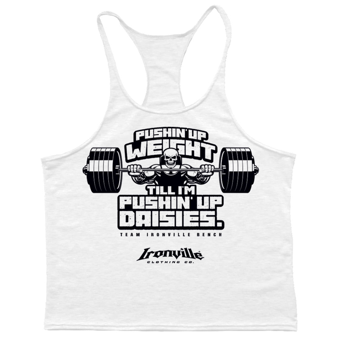 Ironville PUSHIN UP WEIGHT Stringer Tank Top