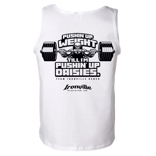 Ironville PUSHIN UP WEIGHT Standard Cut Tank Top