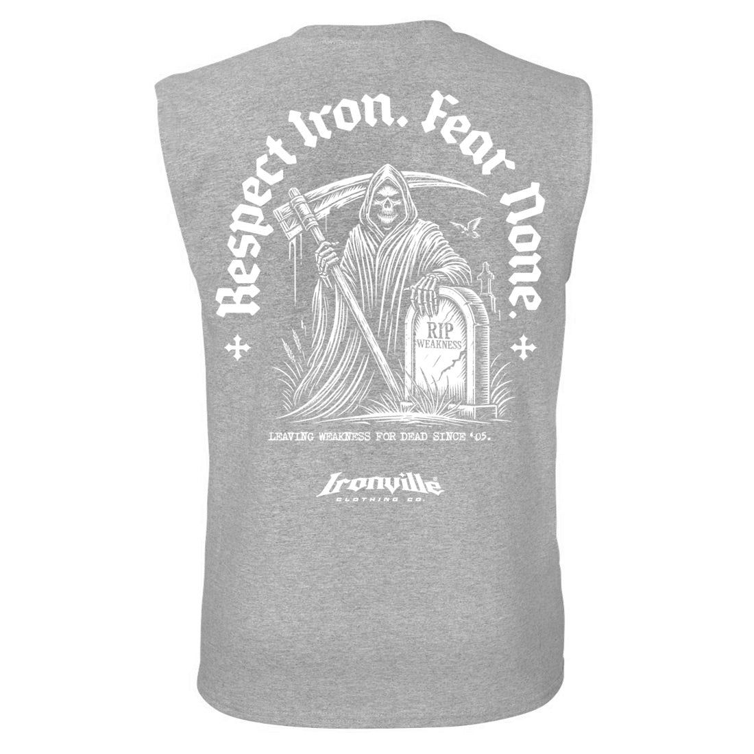 Ironville RESPECT IRON Sleeveless Gym Shirt