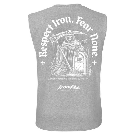 Ironville RESPECT IRON Sleeveless Gym Shirt